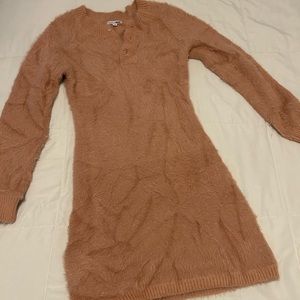 sweater type dress, shirt